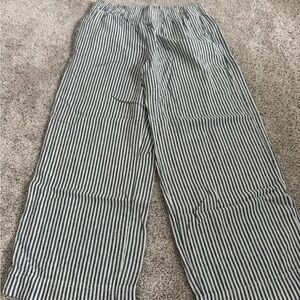 Old Navy Navy and White Striped Pants